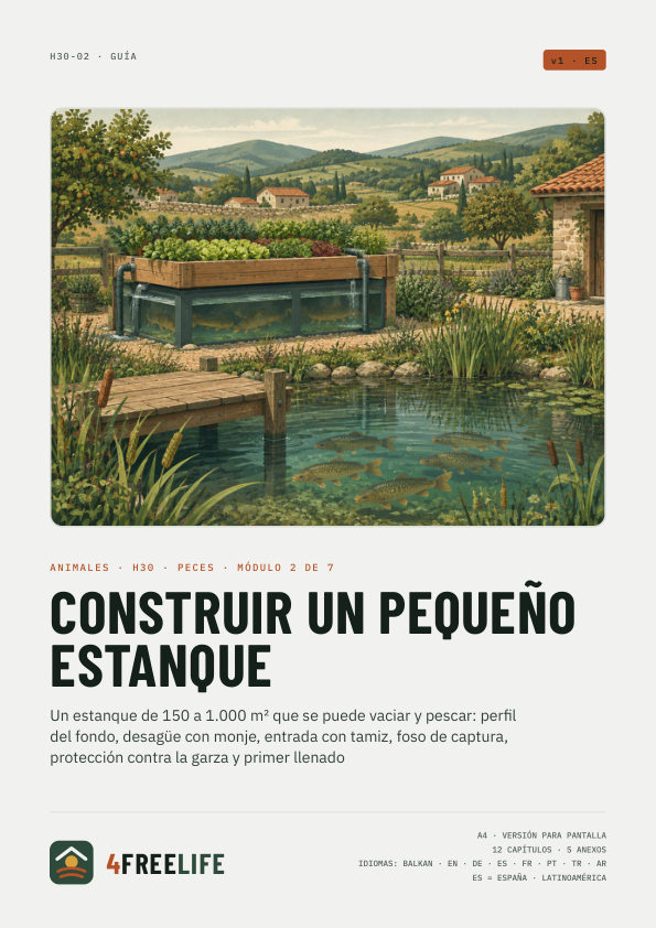 Construir un pequeño estanque