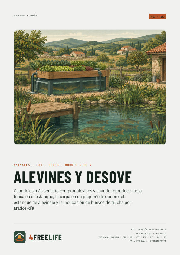 Alevines y desove