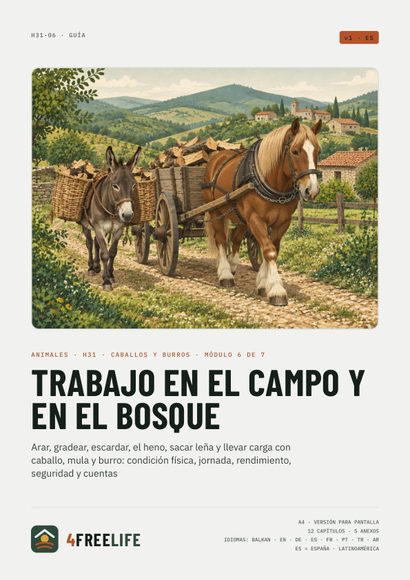 Trabajo en el campo y en el bosque