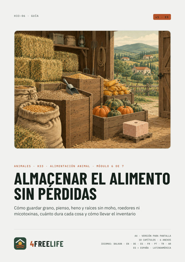 Almacenar el alimento sin pérdidas