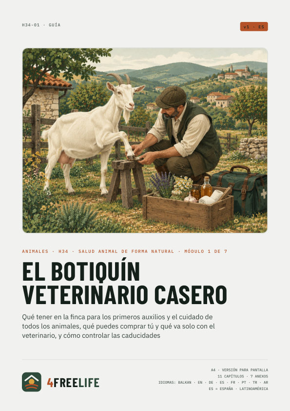 El botiquín veterinario casero