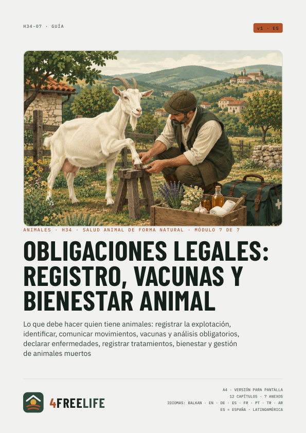 Obligaciones legales: registro, vacunas y bienestar animal