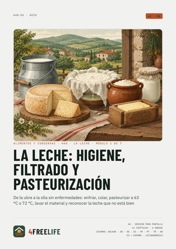 La leche: higiene, filtrado y pasteurización