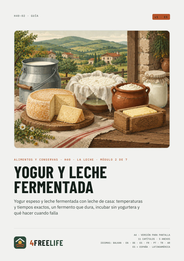 Yogur y leche fermentada