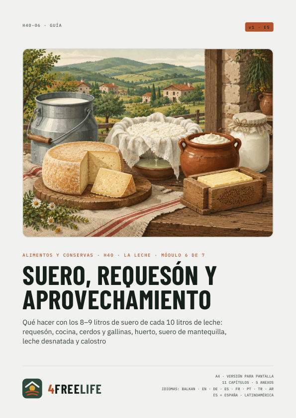 Suero, requesón y aprovechamiento