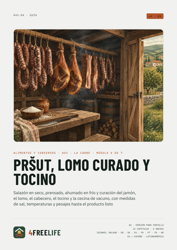 Pršut, lomo curado y tocino