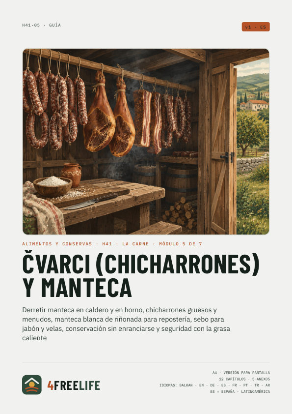 Čvarci (chicharrones) y manteca