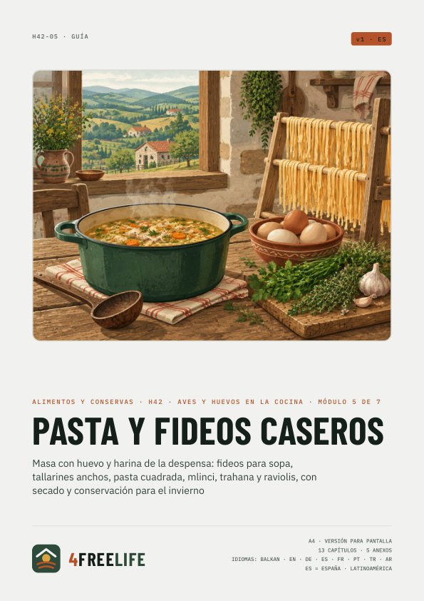 Pasta y fideos caseros