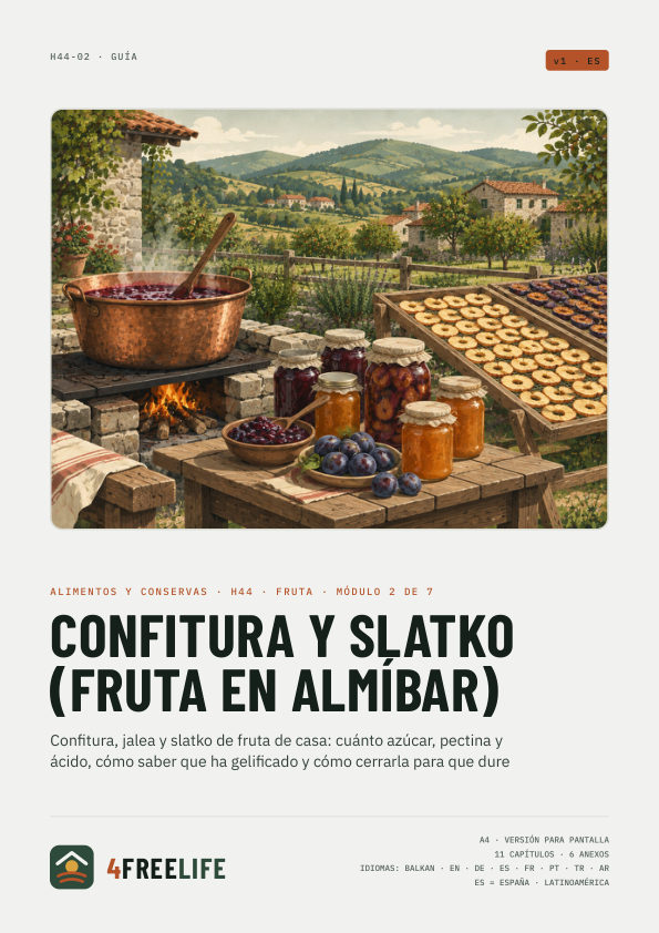 Confitura y slatko (fruta en almíbar)