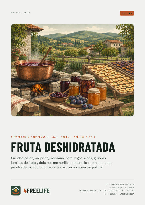 Fruta deshidratada