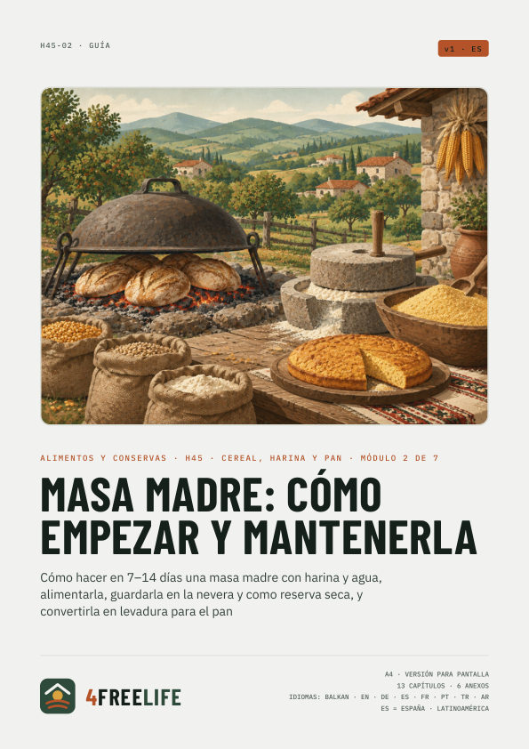 Masa madre: cómo empezar y mantenerla