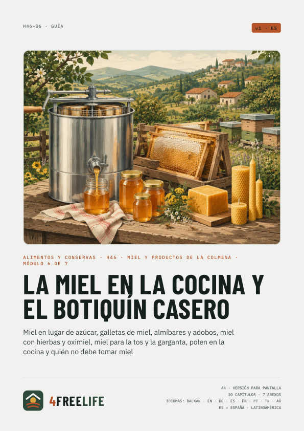 La miel en la cocina y el botiquín casero