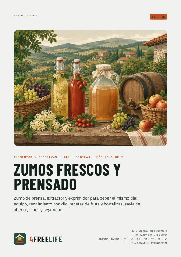 Zumos frescos y prensado