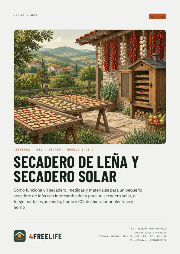Secadero de leña y secadero solar