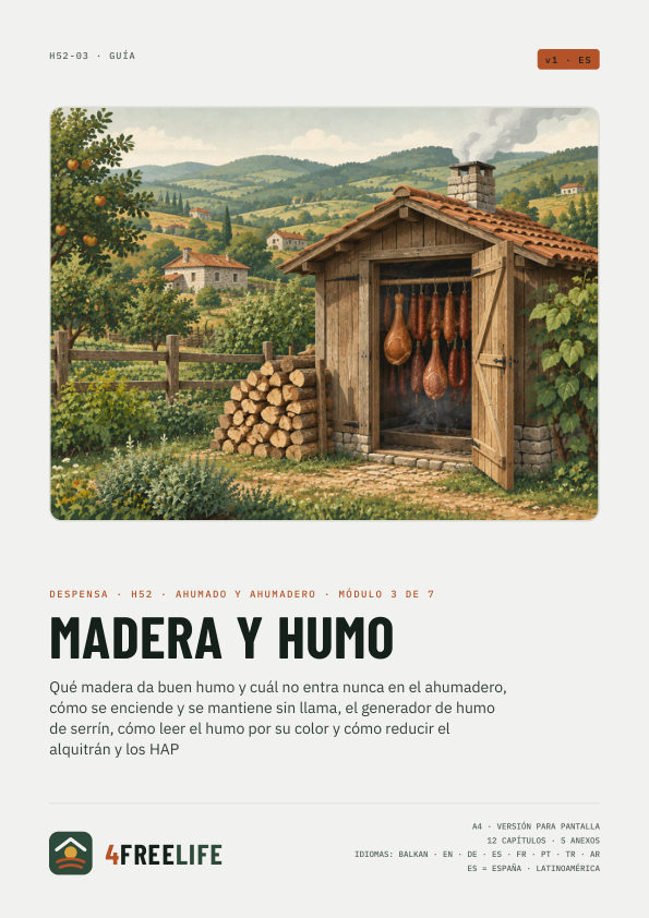 Madera y humo