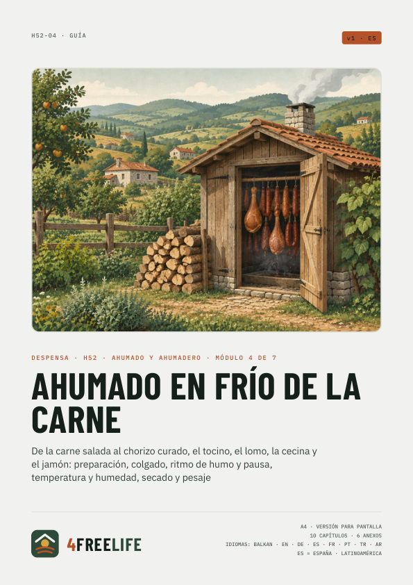 Ahumado en frío de la carne