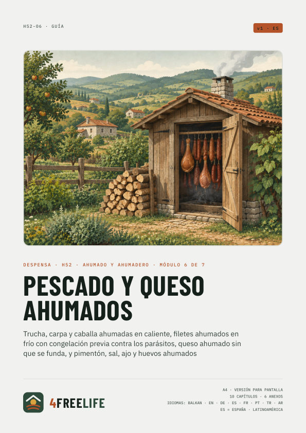 Pescado y queso ahumados