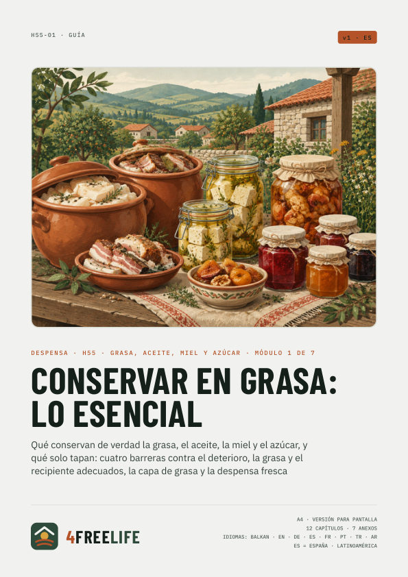 Conservar en grasa: lo esencial