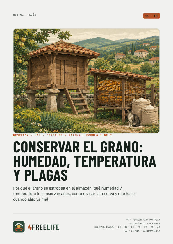 Conservar el grano: humedad, temperatura y plagas