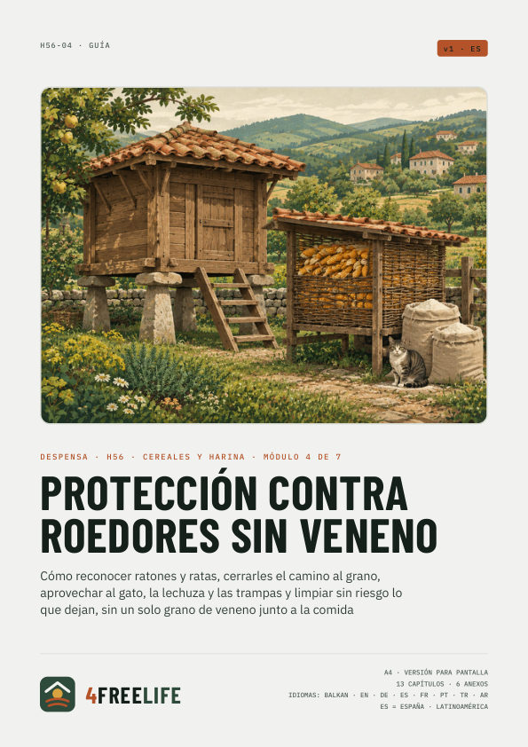 Protección contra roedores sin veneno