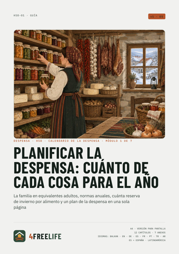 Planificar la despensa: cuánto de cada cosa para el año