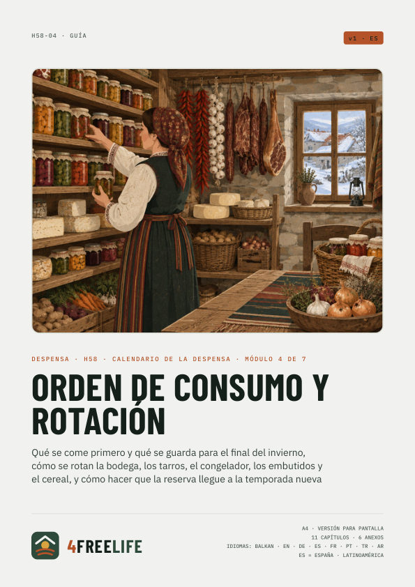 Orden de consumo y rotación