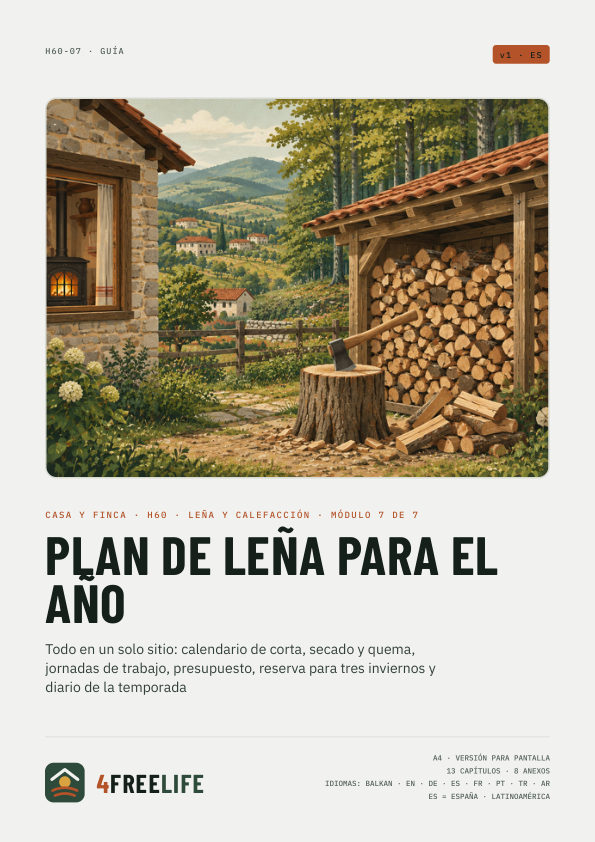Plan de leña para el año