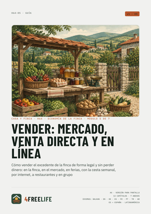 Vender: mercado, venta directa y en línea