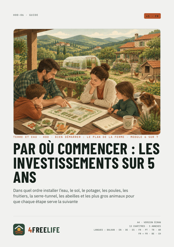 Par où commencer : les investissements sur 5 ans