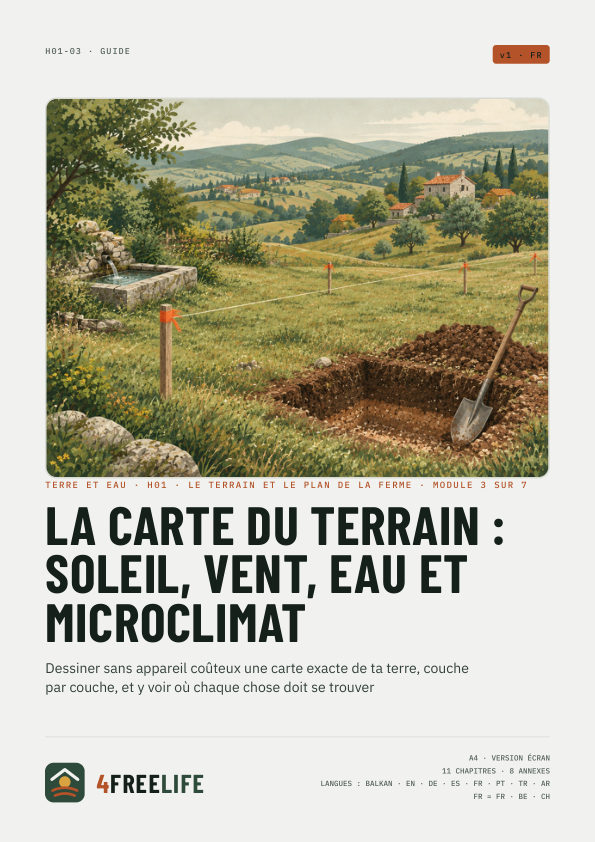 La carte du terrain : soleil, vent, eau et microclimat