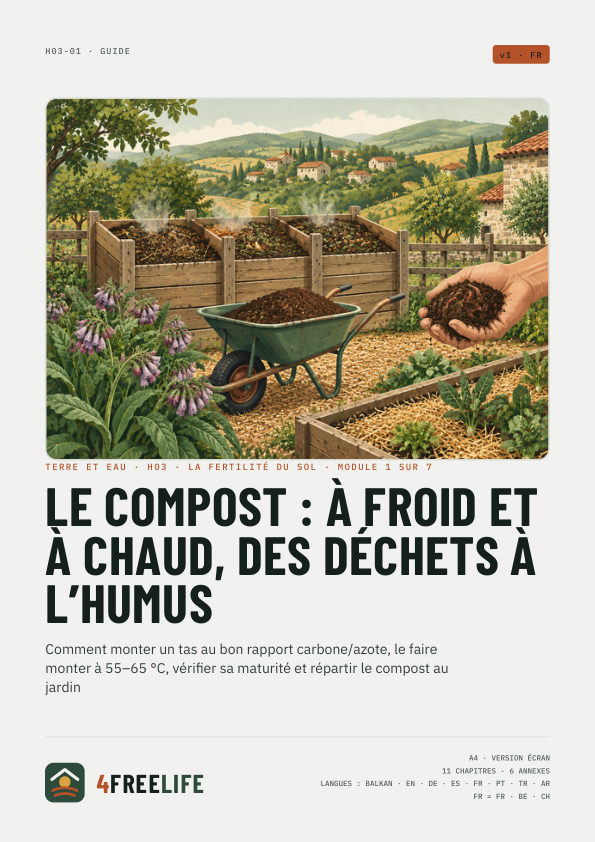 Le compost : à froid et à chaud, des déchets à l’humus