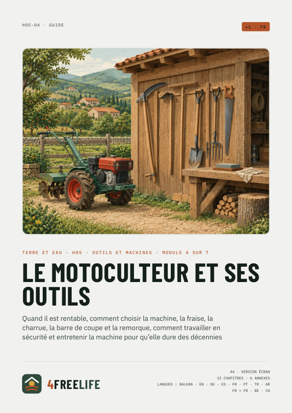 Le motoculteur et ses outils