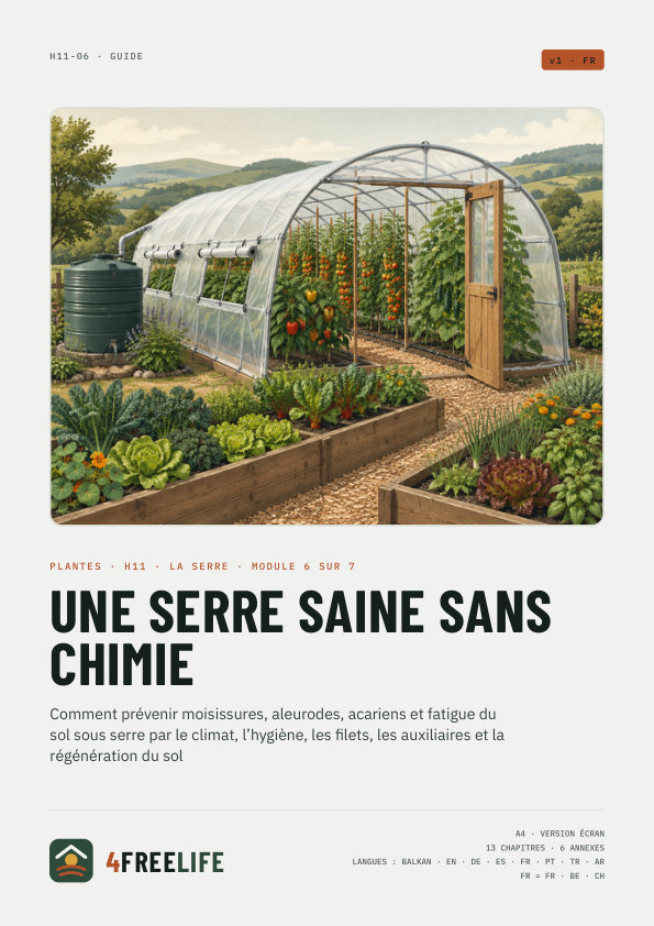 Une serre saine sans chimie