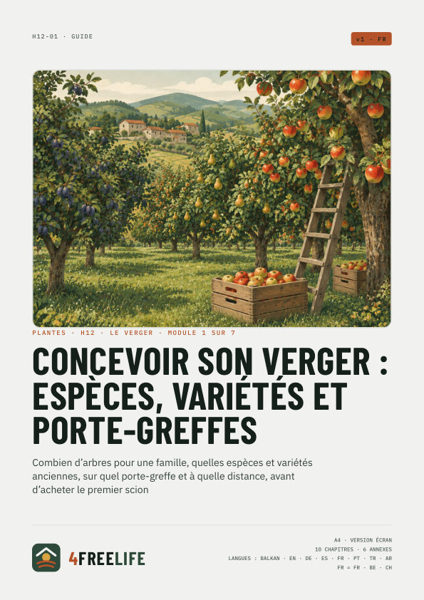 Concevoir son verger : espèces, variétés et porte-greffes