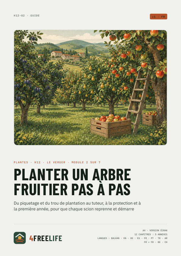 Planter un arbre fruitier pas à pas