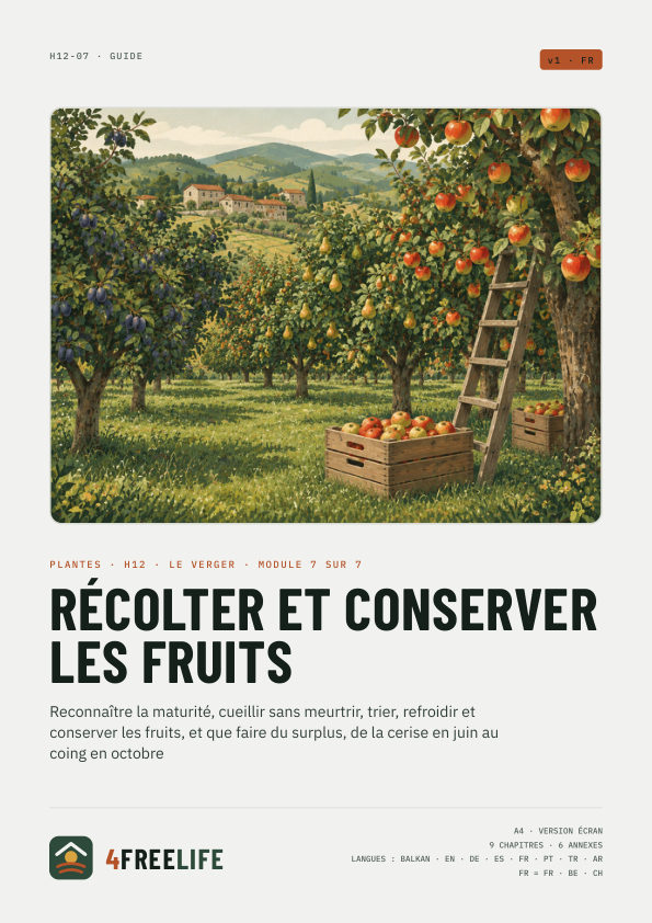 Récolter et conserver les fruits