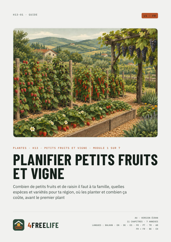 Planifier petits fruits et vigne