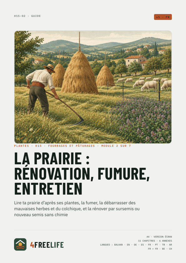La prairie : rénovation, fumure, entretien