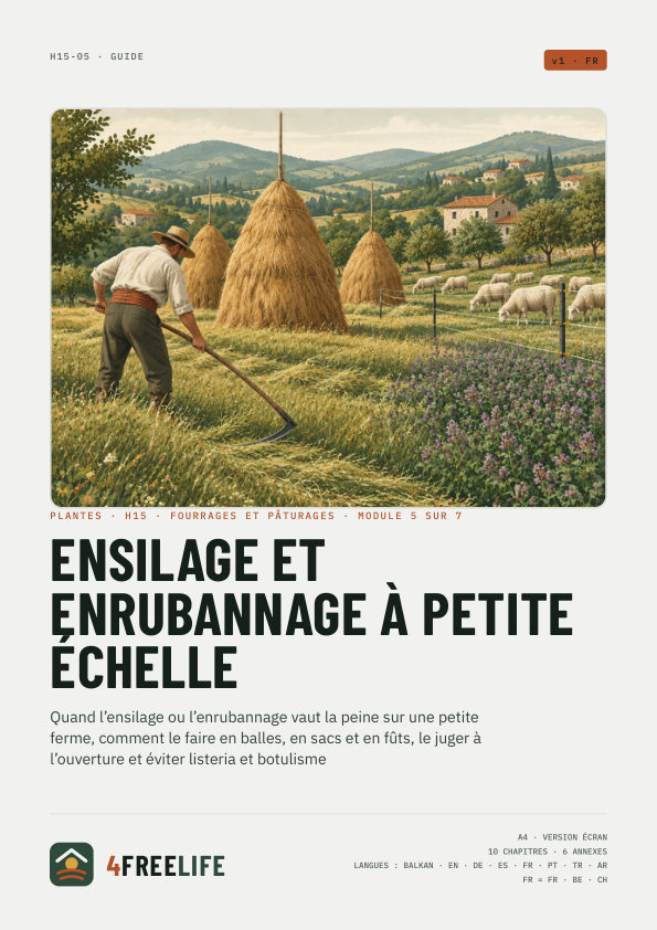 Ensilage et enrubannage à petite échelle