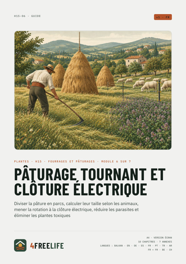Pâturage tournant et clôture électrique