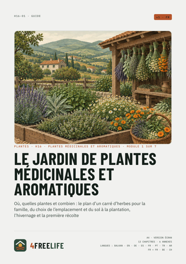 Le jardin de plantes médicinales et aromatiques