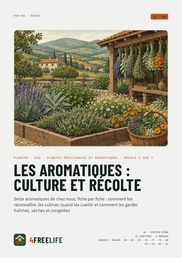 Les aromatiques : culture et récolte
