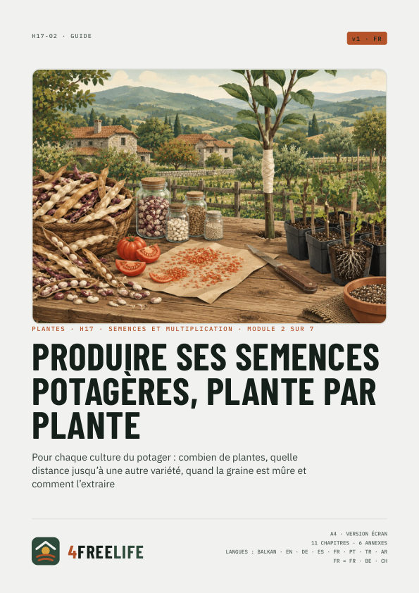 Produire ses semences potagères, plante par plante