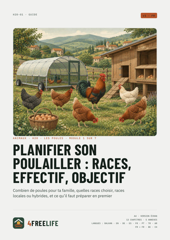 Planifier son poulailler : races, effectif, objectif