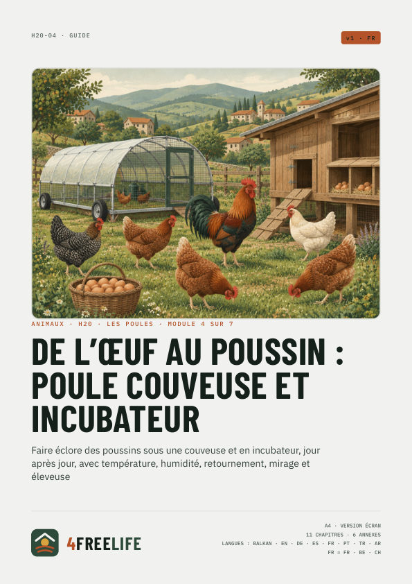 De l’œuf au poussin : poule couveuse et incubateur