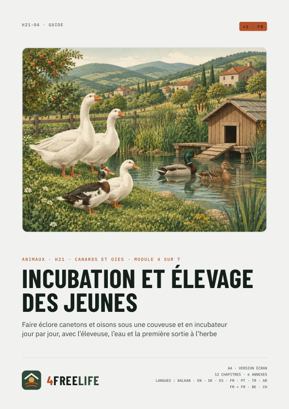 Incubation et élevage des jeunes