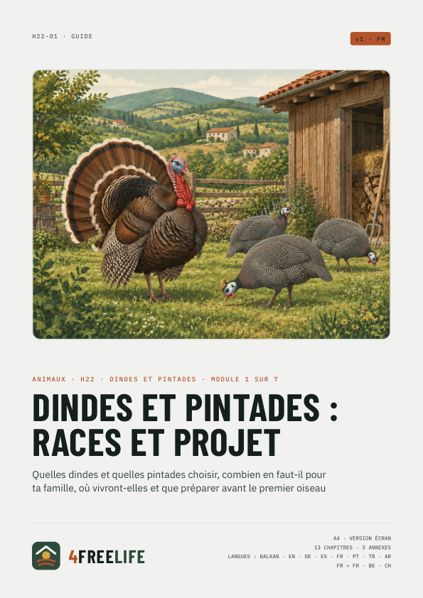 Dindes et pintades : races et projet
