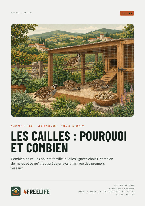 Les cailles : pourquoi et combien