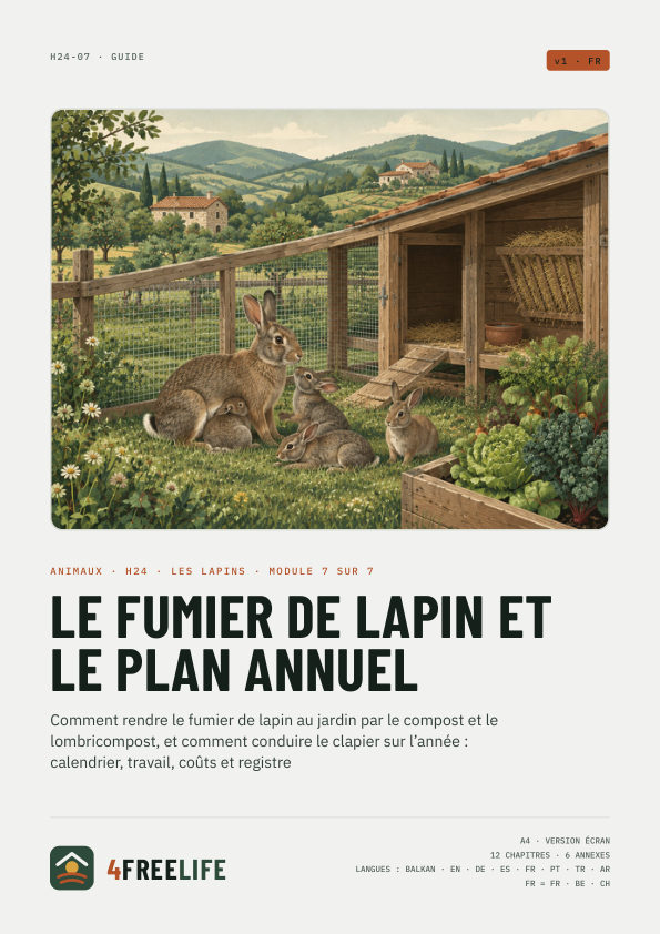 Le fumier de lapin et le plan annuel