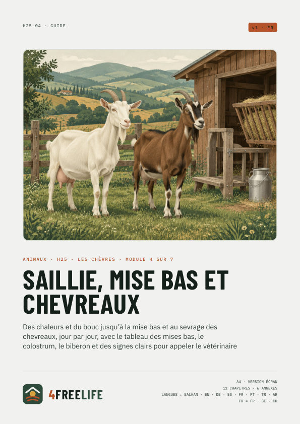 Saillie, mise bas et chevreaux